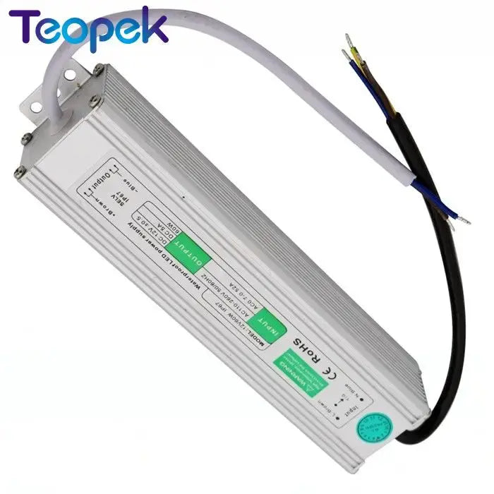 Input AC100-260V Output DC12V 5A 60W IP67 Waterproof LED Driver Power Supply Adapter For Outdoor Use