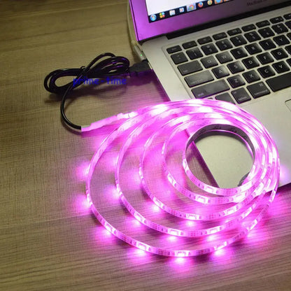 Ruban LED USB SMD5050 RGB  IP65 avec Télécommande 3 Boutons