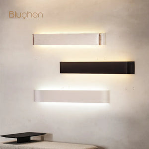 Éclairage Mural LED Décoratif - Applique Moderne en Aluminium Brossé pour Salon et Chambre