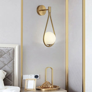 Applique Murale LED Luxe Nordique - Lampe Moderne et Minimaliste en Métal pour Salon et Chambre
