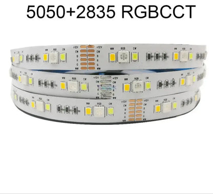 Ruban LED RGB+CCT 5-en-1 – 5m-DC12V/24V