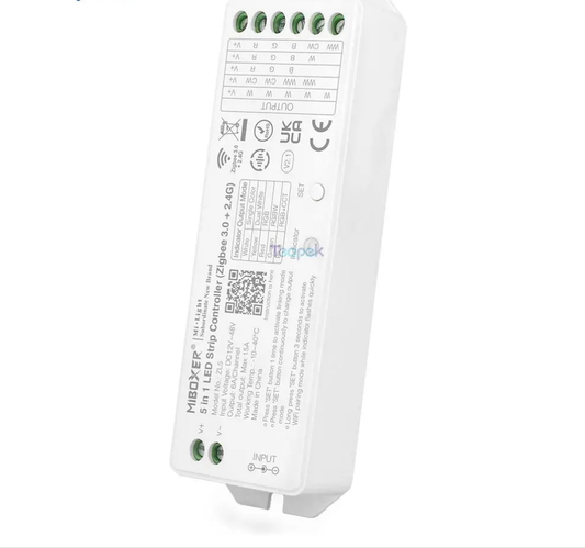 Contrôleur LED Miboxer Zigbee 3.0+2.4G ZL5 – 5 en 1 avec Contrôle Musical