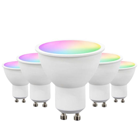 Ampoule LED Zigbee Connectée WiFi GU10 5W RGBW (Pack de 5)