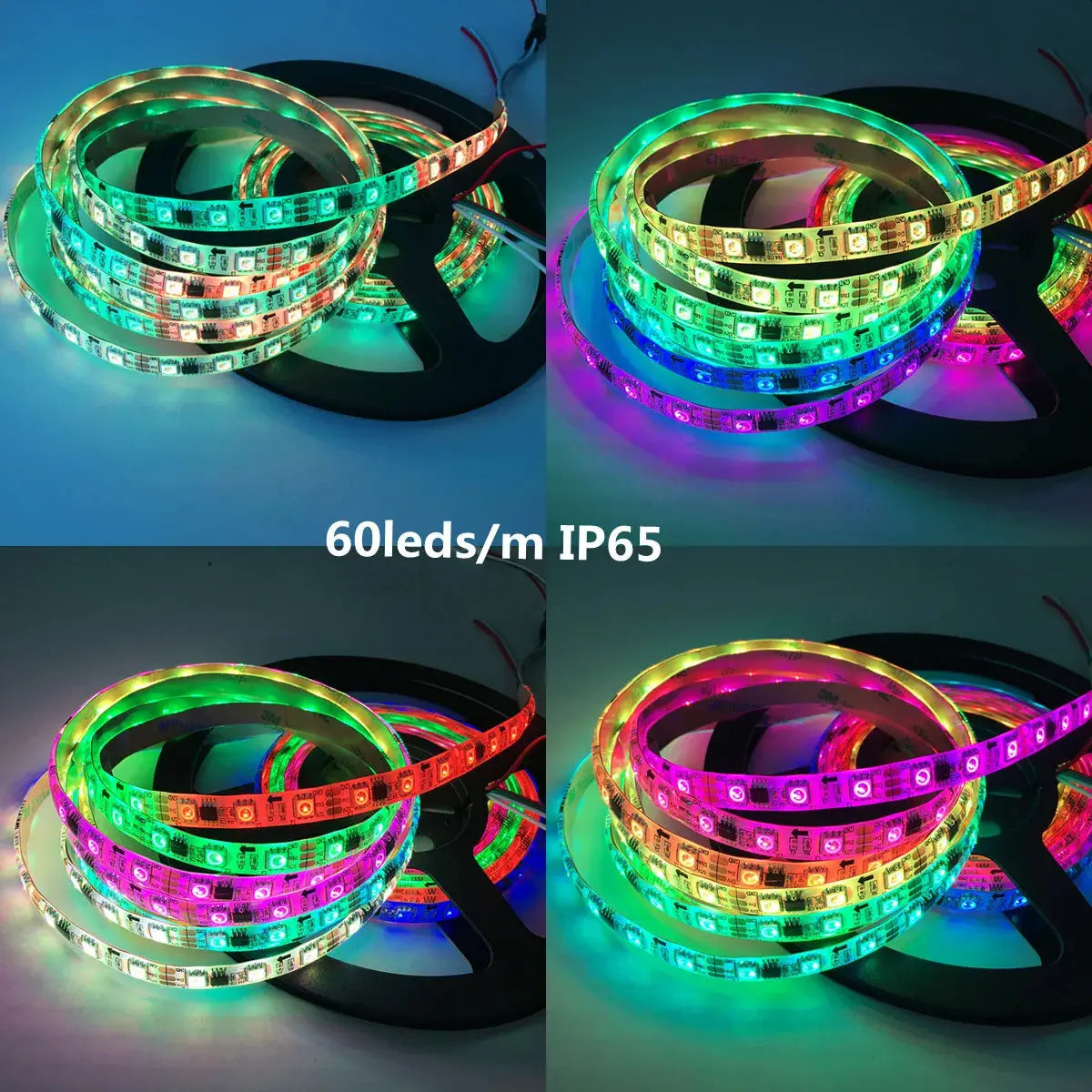 Ruban LED RGB Adressable 60 LED/m,5050 Pixel  24V