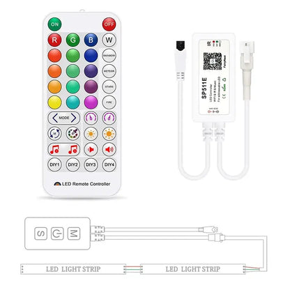 Contrôleur LED WiFi + Bluetooth SPI