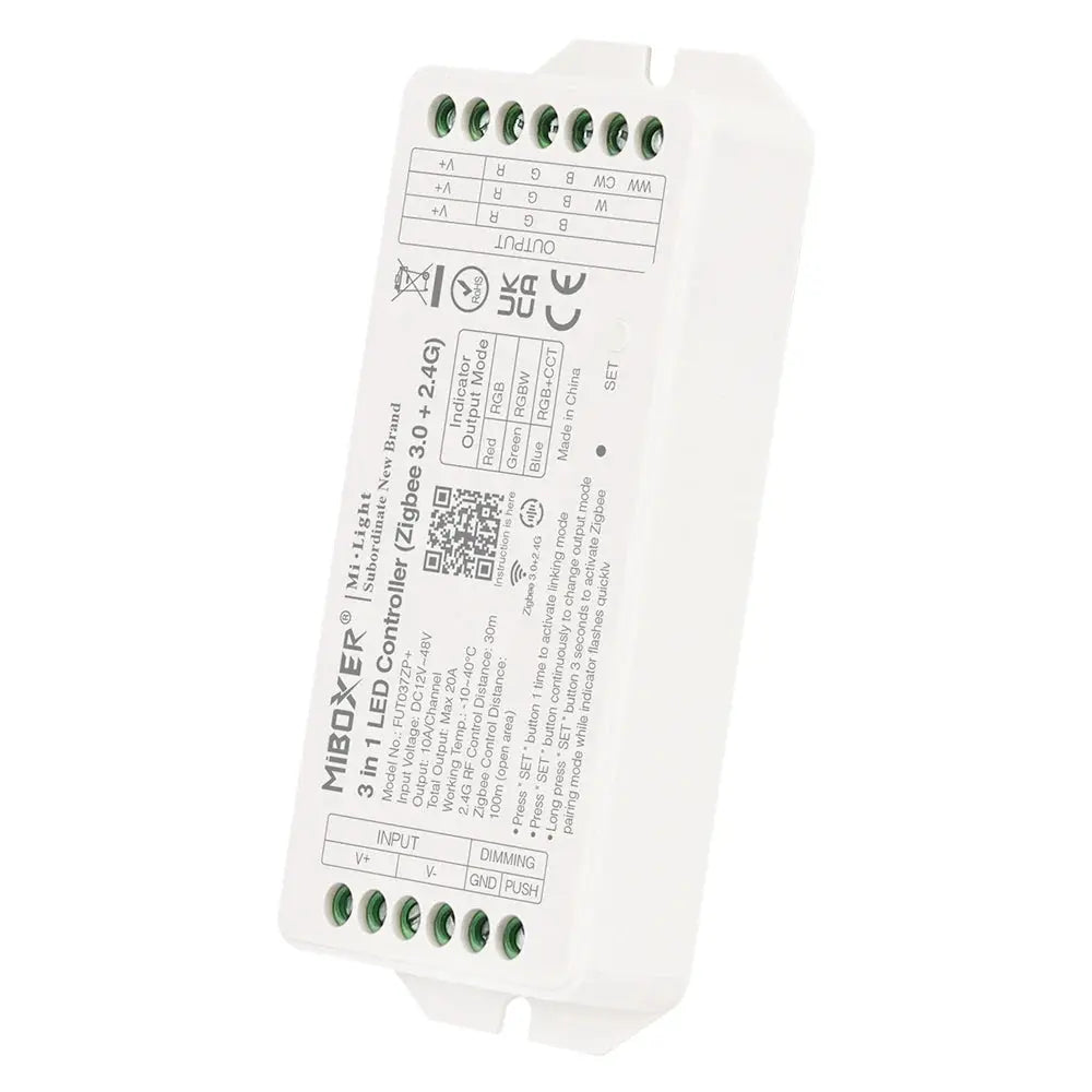 Contrôleur Ruban LED Miboxer ZigBee + 2.4G RF FUT035ZP+ / FUT037ZP+ 20A