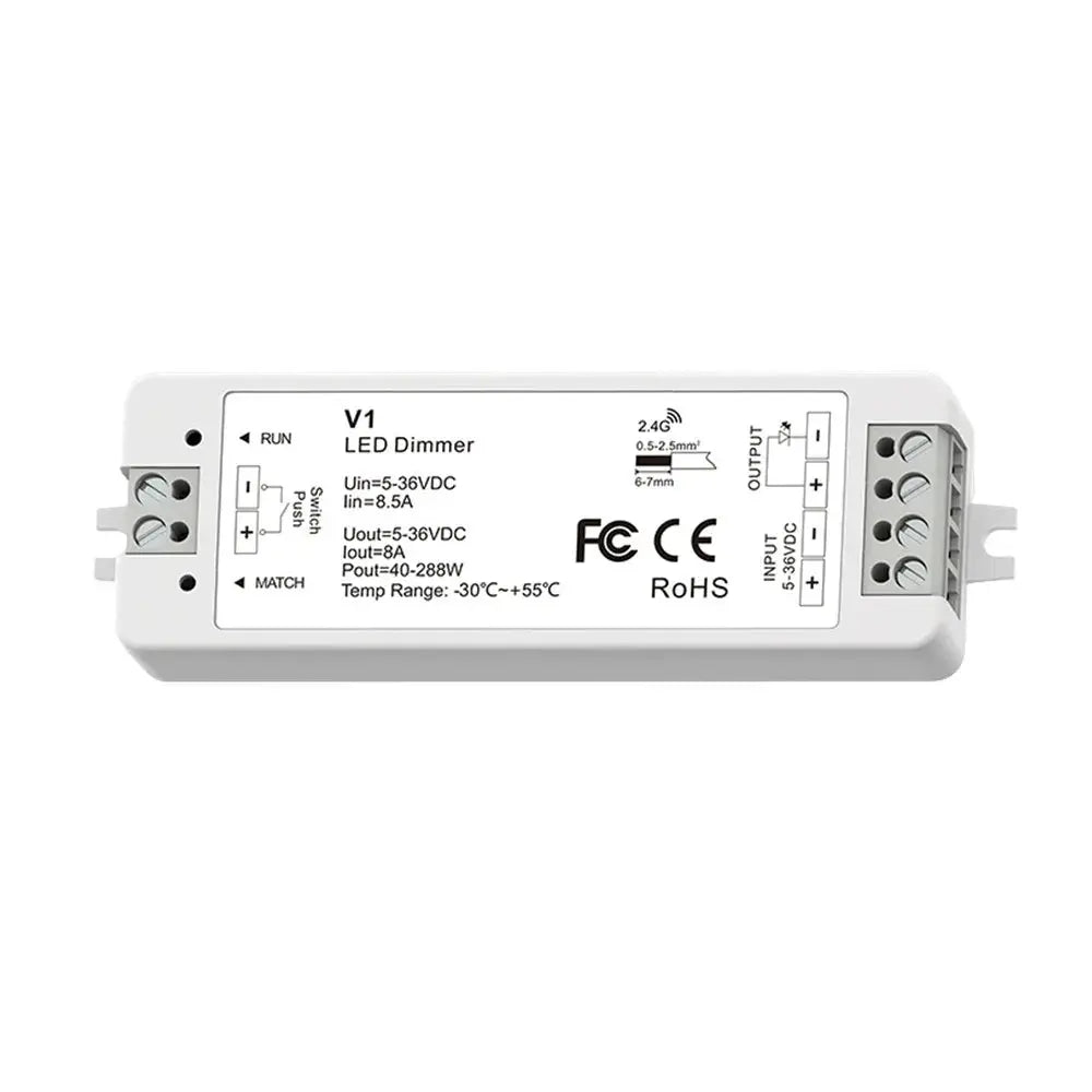 Skydance V1 V1-L V1-K V1-T LED Dimmer Controller 1/3/4 Channel Dimmer WiFi 2.4G RF Touch CV Controller For Single Led Strip