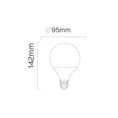 Ampoule LED Zigbee Connectée WiFi E27 11W G95 RGBW (Pack de 10)