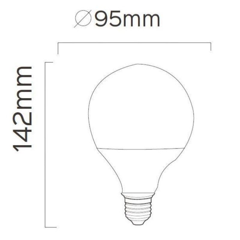 Ampoule LED Zigbee Connectée WiFi E27 11W G95 RGBW