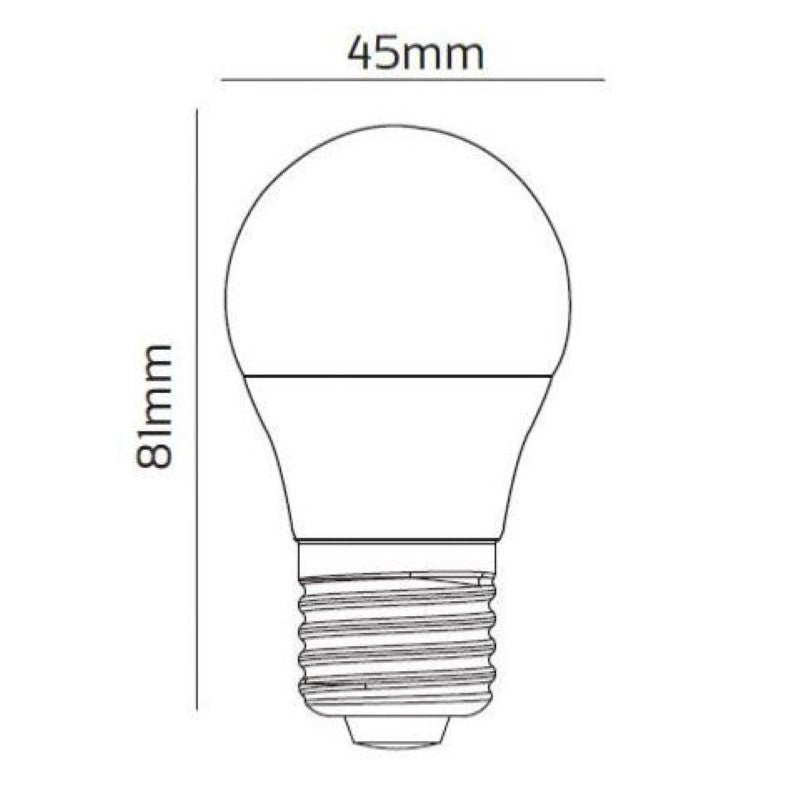 Ampoule LED Zigbee Connectée WiFi E27 4.5W G45 RGBW