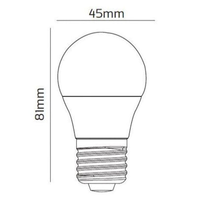 Ampoule LED Zigbee Connectée WiFi E27 4.5W G45 RGBW