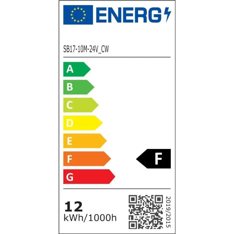 Ruban LED 10M – 24V, 1400 LED, SMD 2835, IP20, 12W/m